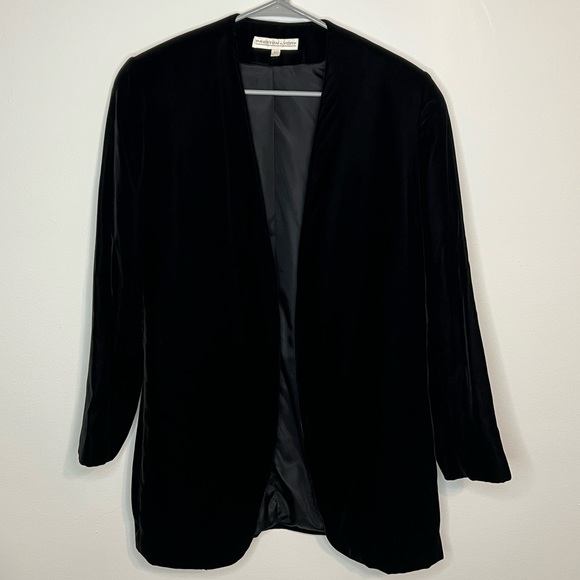 Preston & York Jackets & Blazers - Black Velvet Blazer